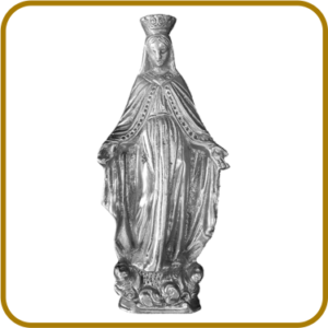 VIRGEN DEL CERRO (LOS RAYOS) CROMADO