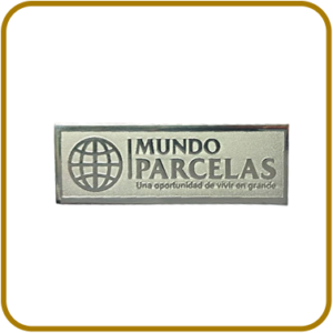 Piocha Relieve color plata